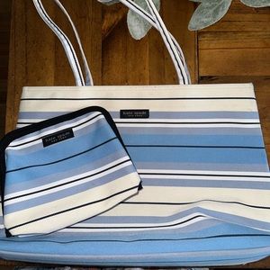 Blue Kate Spade Bag with Wallet